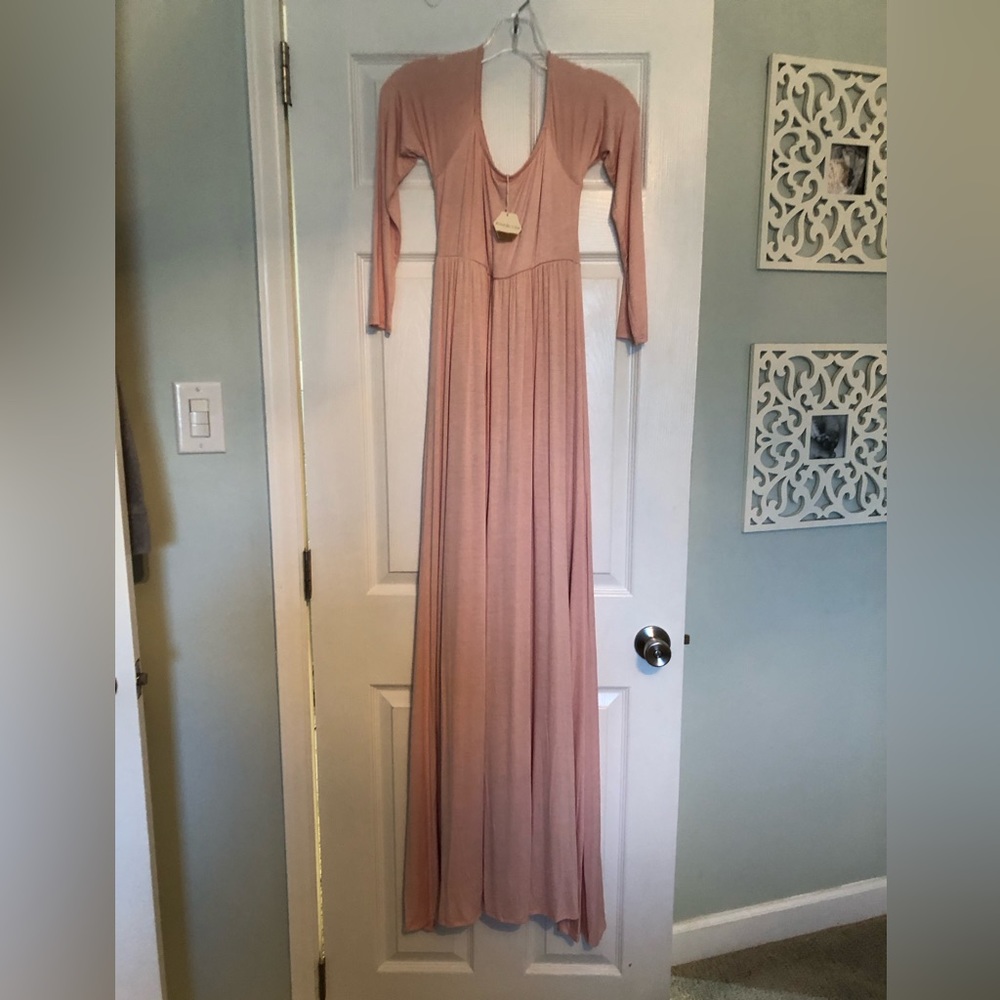 Maternity maxi dress